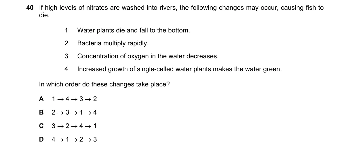 Question 40 from 5090/12/O/N/23