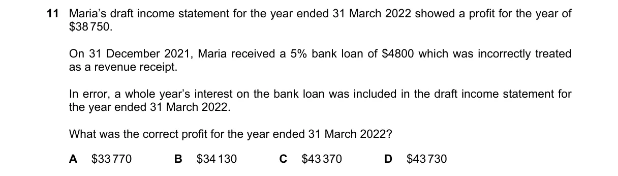 Question 11 from 7707/12/M/J/22
