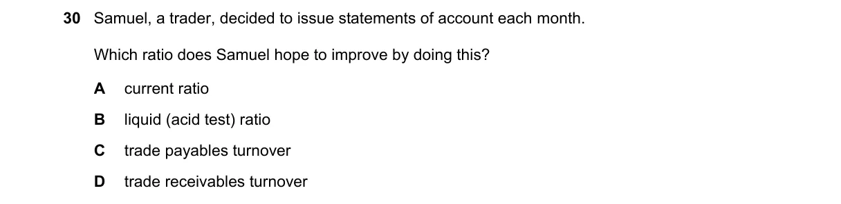 Question 30 from 7707/12/M/J/22