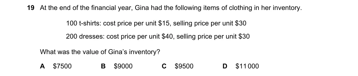 Question 19 from 7707/11/M/J/23