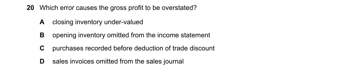 Question 20 from 7707/11/M/J/23