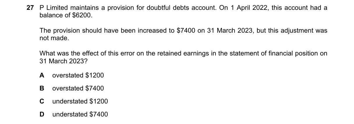 Question 27 from 7707/11/M/J/23