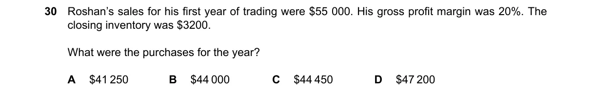 Question 30 from 7707/12/M/J/24
