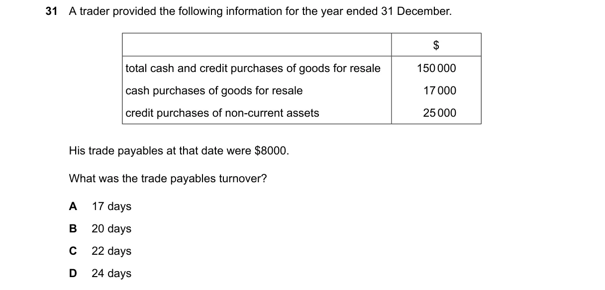 Question 31 from 7707/11/M/J/25