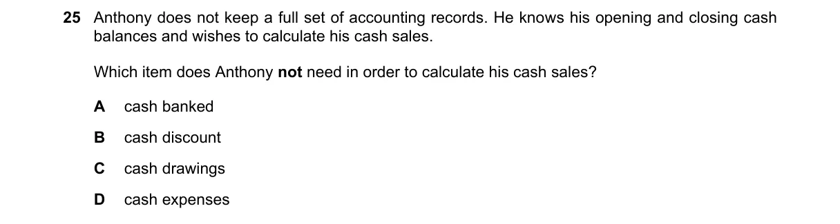 Question 25 from 7707/12/O/N/20