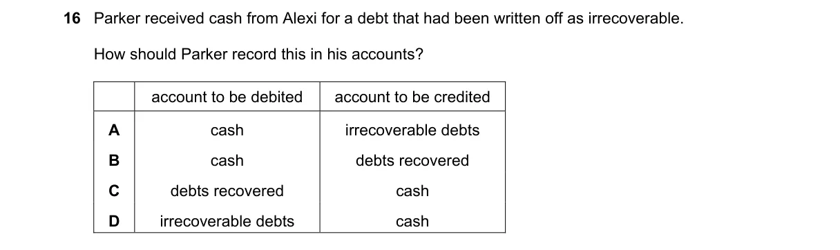 Question 16 from 7707/12/O/N/22