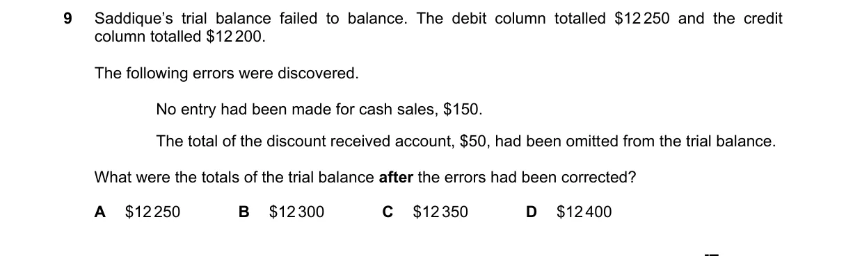 Question 9 from 7707/12/O/N/22
