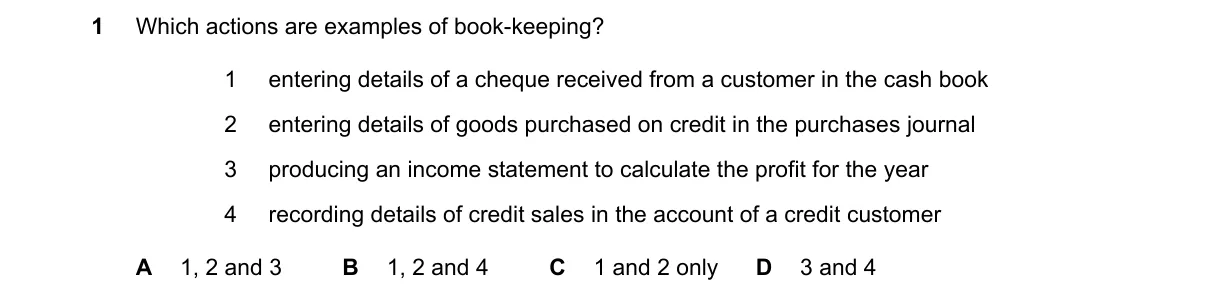 Question 1 from 7707/12/O/N/23