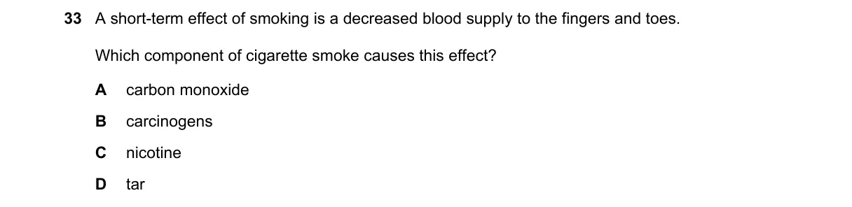 Question 33 from 9700/11/M/J/18