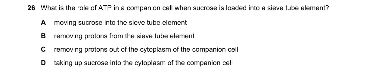 Question 26 from 9700/12/M/J/18