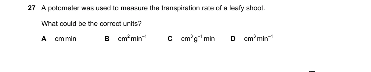 Question 27 from 9700/12/M/J/18