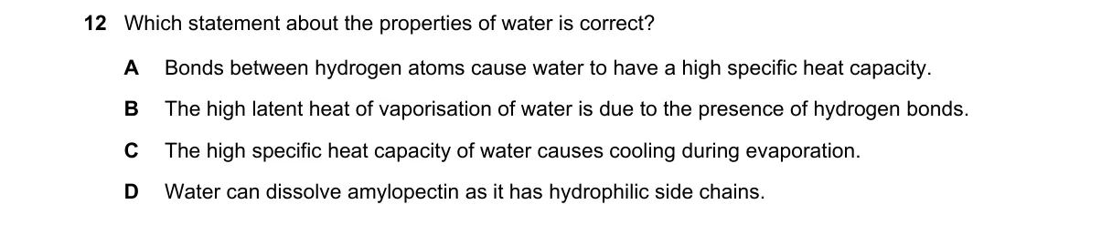 Question 12 from 9700/13/M/J/18