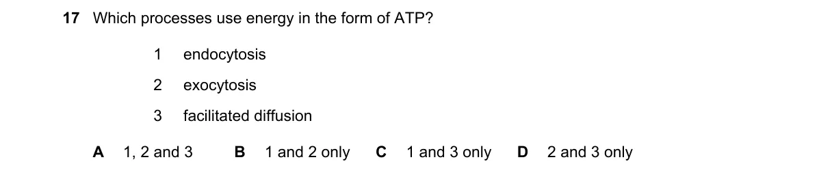 Question 17 from 9700/13/M/J/18