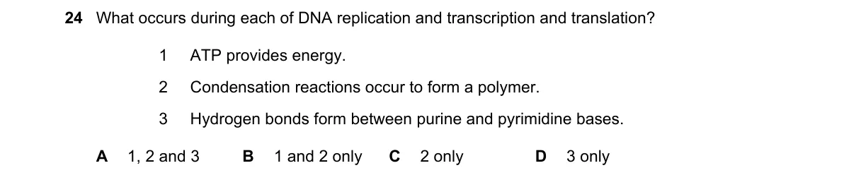 Question 24 from 9700/13/M/J/18