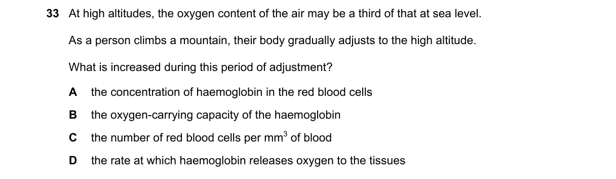 Question 33 from 9700/13/M/J/18