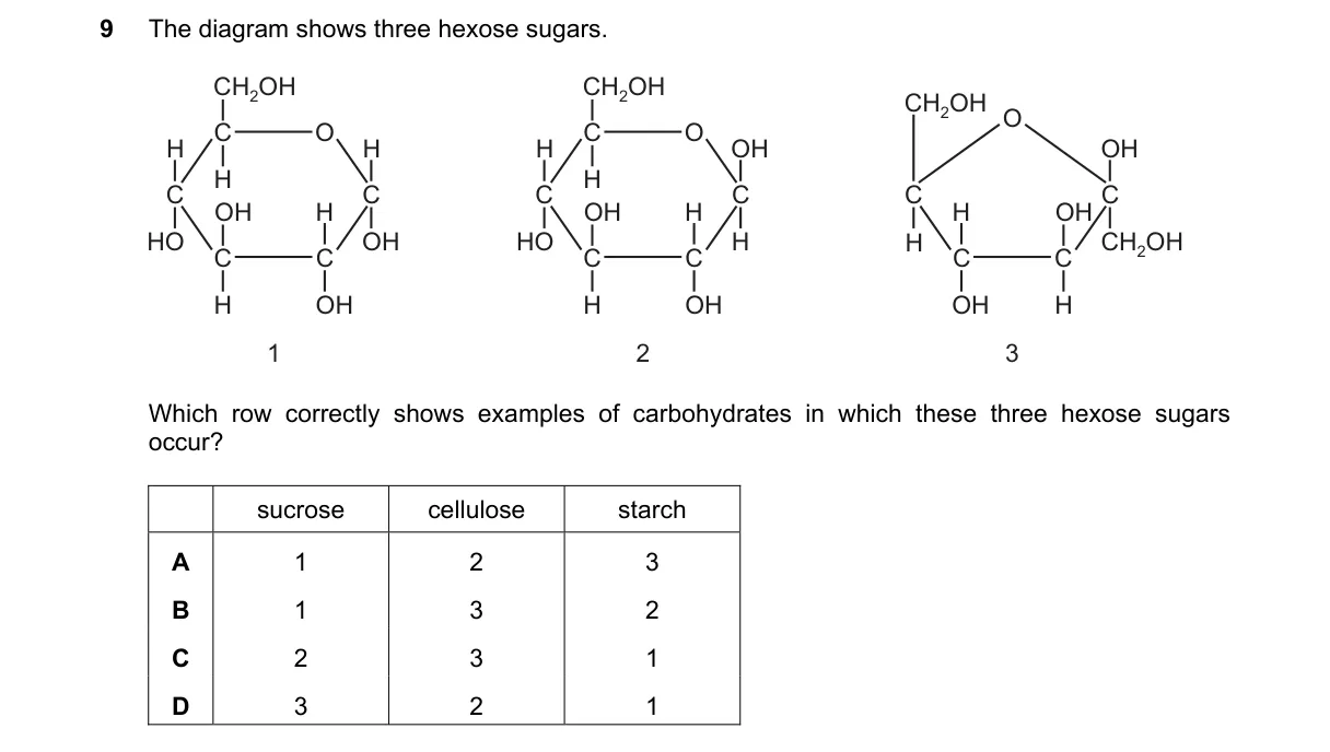 Question 9 from 9700/11/M/J/19