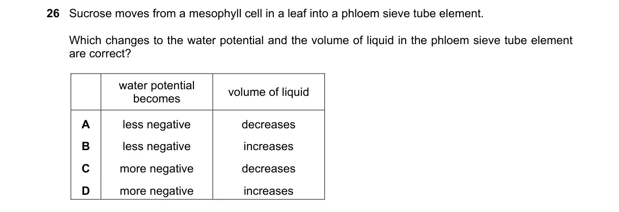 Question 26 from 9700/12/M/J/19