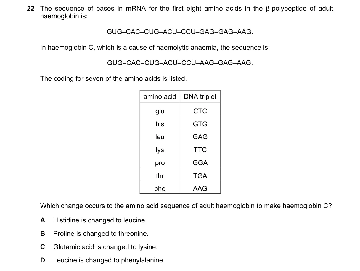 Question 22 from 9700/13/M/J/20