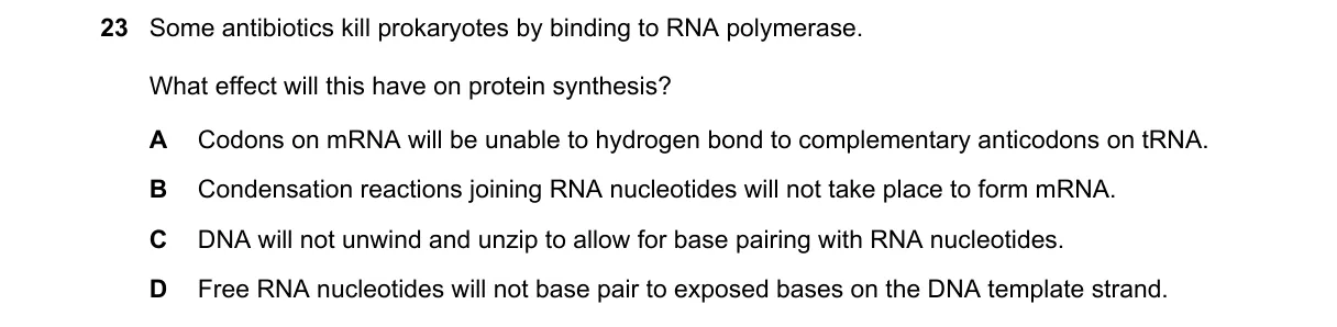 Question 23 from 9700/13/M/J/20