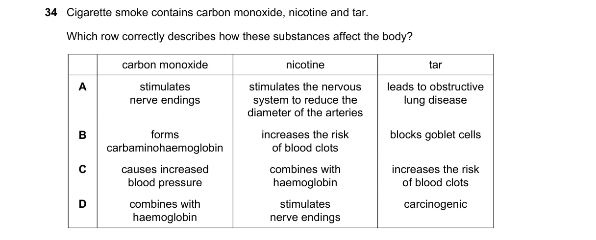 Question 34 from 9700/13/M/J/20