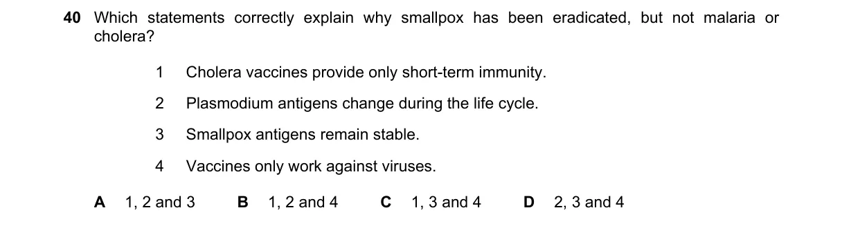 Question 40 from 9700/13/M/J/20