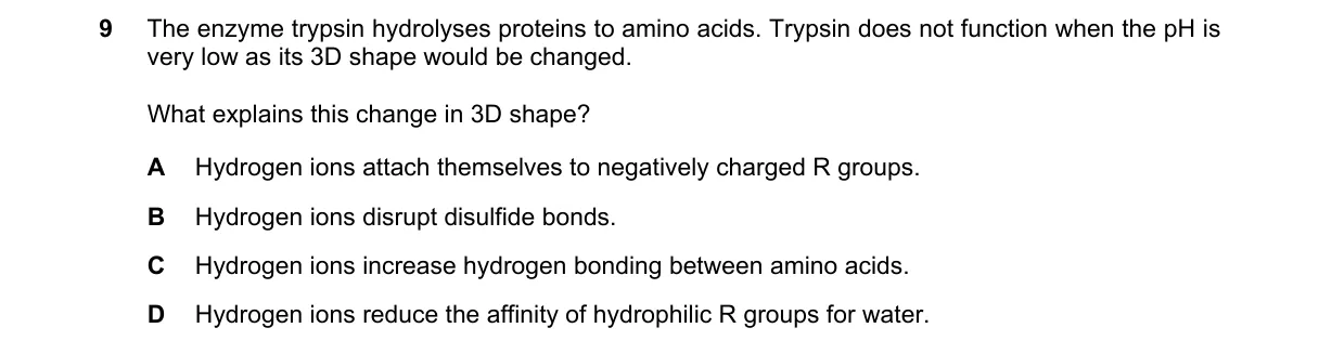 Question 9 from 9700/13/M/J/20