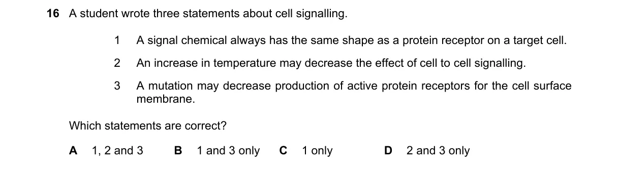 Question 16 from 9700/11/M/J/21
