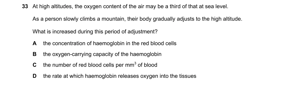 Question 33 from 9700/13/M/J/21