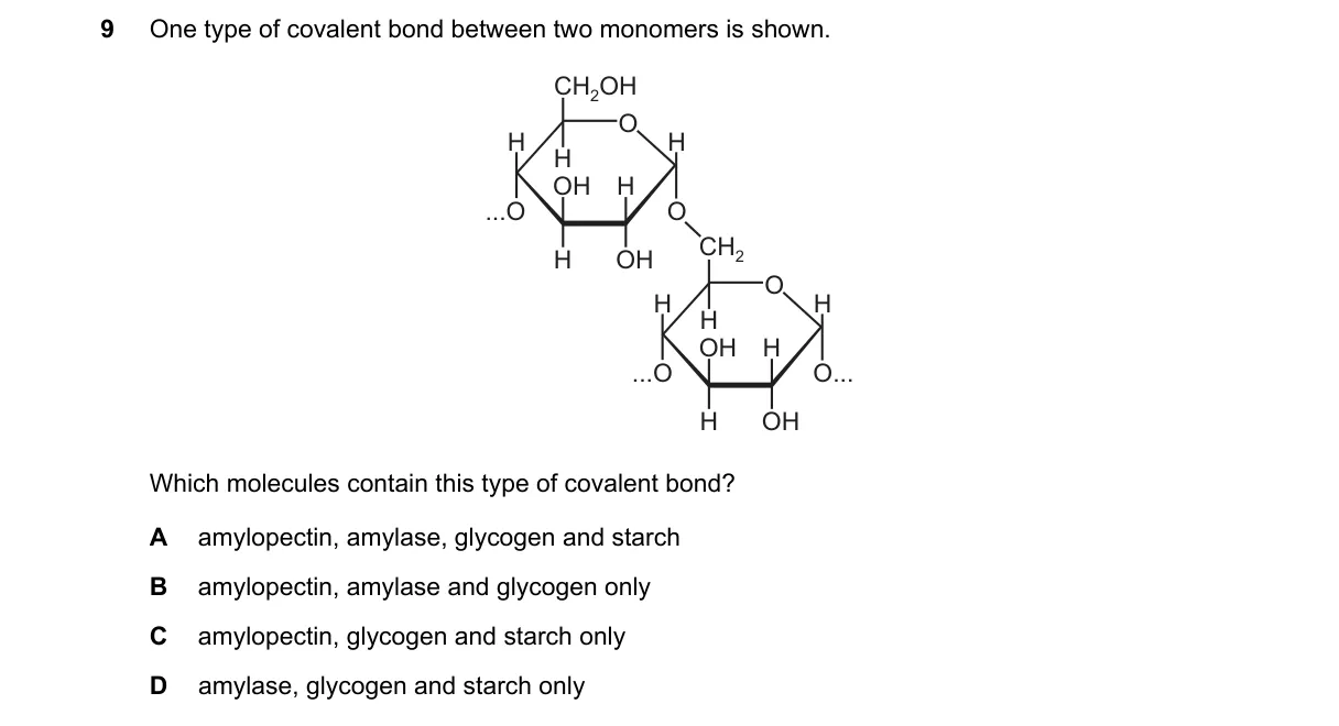 Question 9 from 9700/13/M/J/21