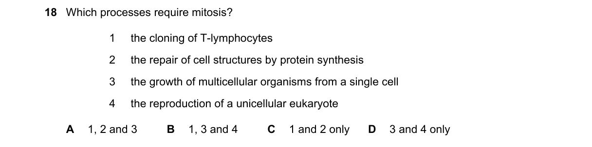 Question 18 from 9700/11/M/J/22