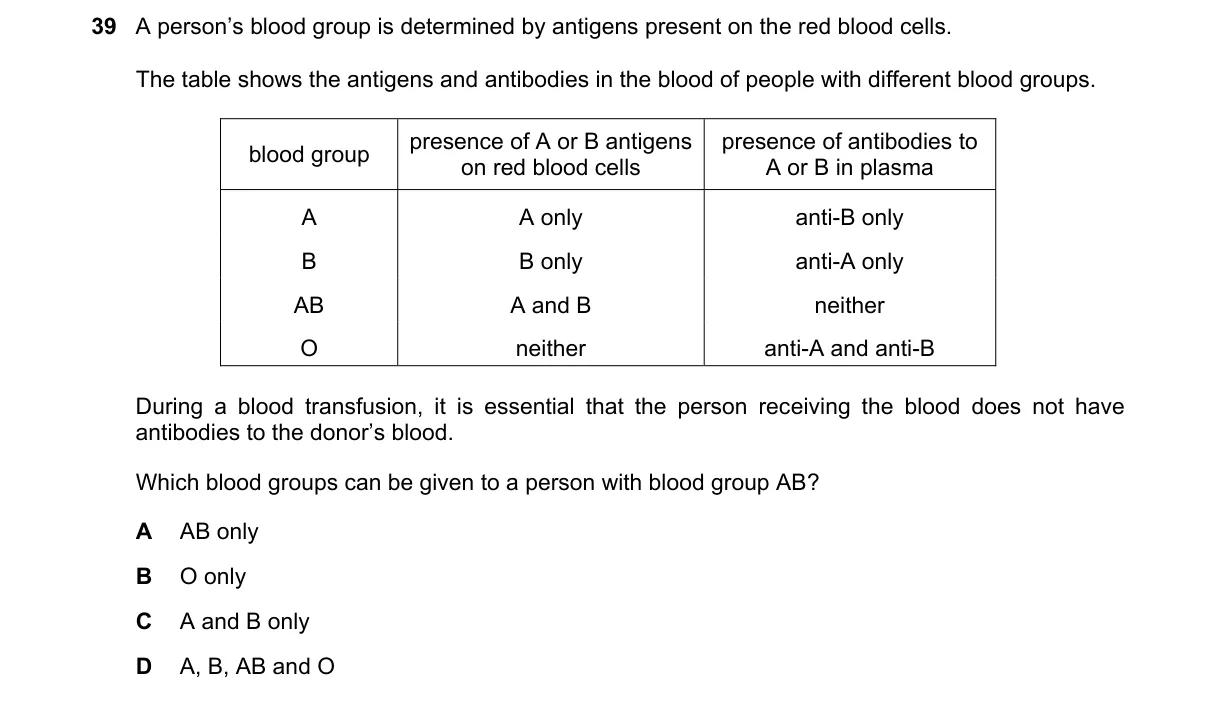 Question 39 from 9700/11/M/J/22