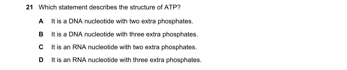 Question 21 from 9700/12/M/J/22