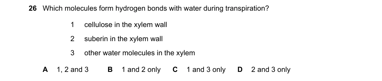 Question 26 from 9700/12/M/J/22