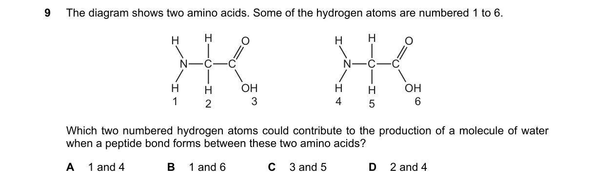 Question 9 from 9700/12/M/J/22