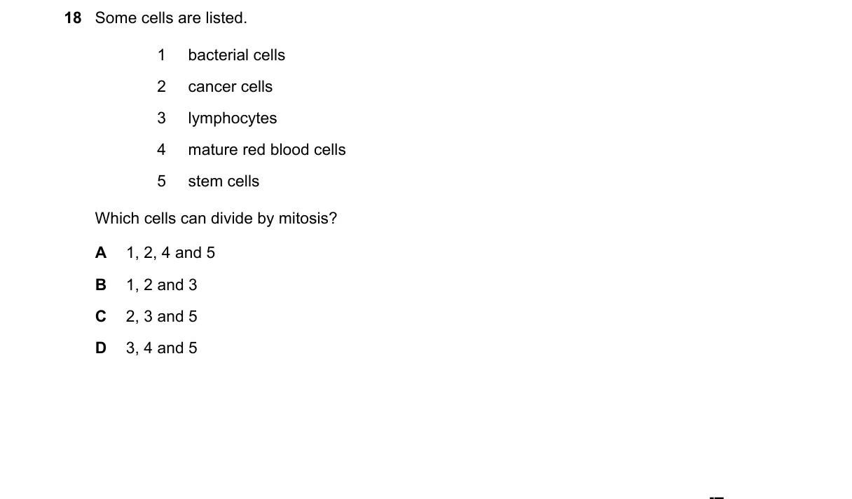 Question 18 from 9700/13/M/J/22