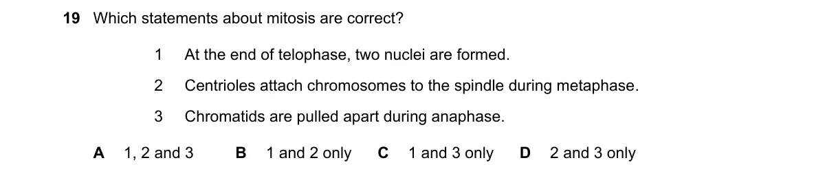 Question 19 from 9700/13/M/J/22