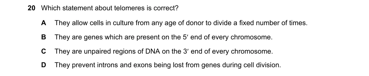 Question 20 from 9700/13/M/J/22