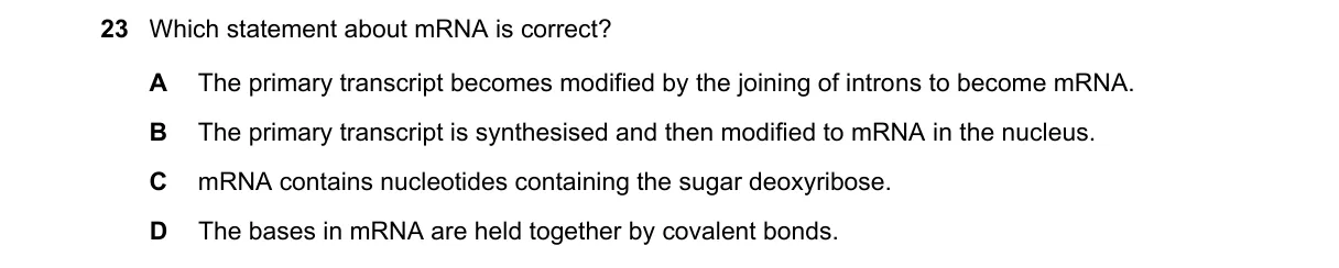 Question 23 from 9700/13/M/J/22