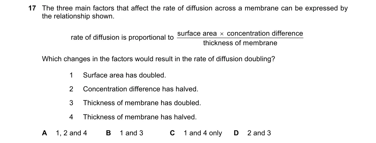 Question 17 from 9700/12/M/J/23