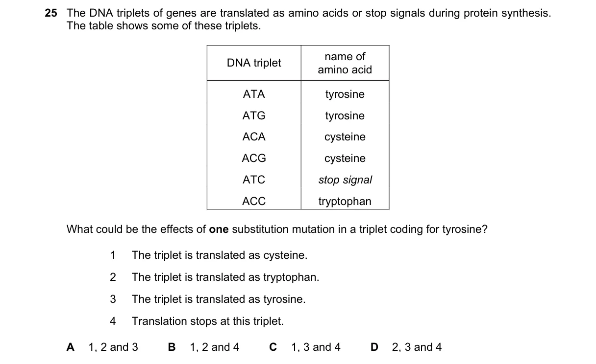 Question 25 from 9700/12/M/J/23