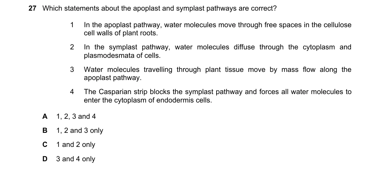 Question 27 from 9700/12/M/J/23