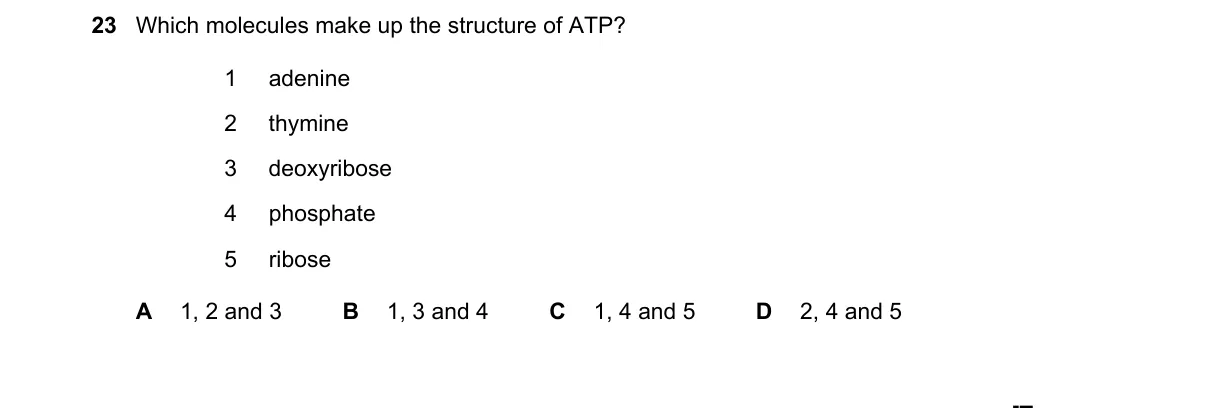 Question 23 from 9700/13/M/J/23