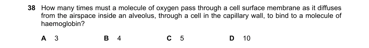 Question 38 from 9700/13/M/J/23