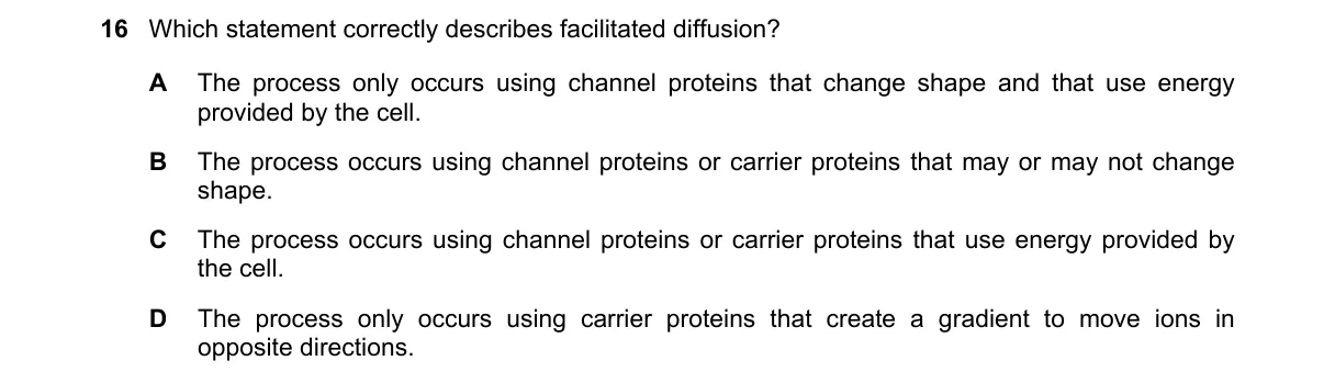 Question 16 from 9700/11/M/J/24
