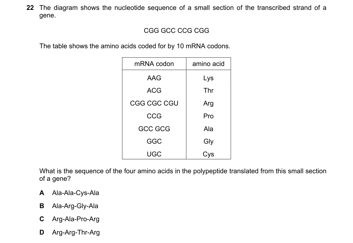 Question 22 from 9700/11/M/J/24