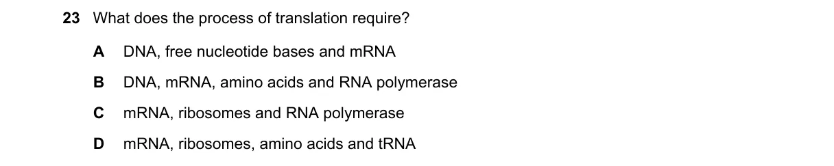 Question 23 from 9700/11/M/J/24