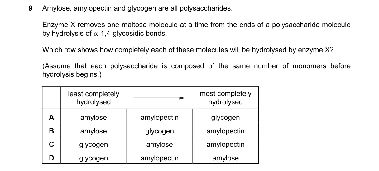 Question 9 from 9700/12/M/J/25