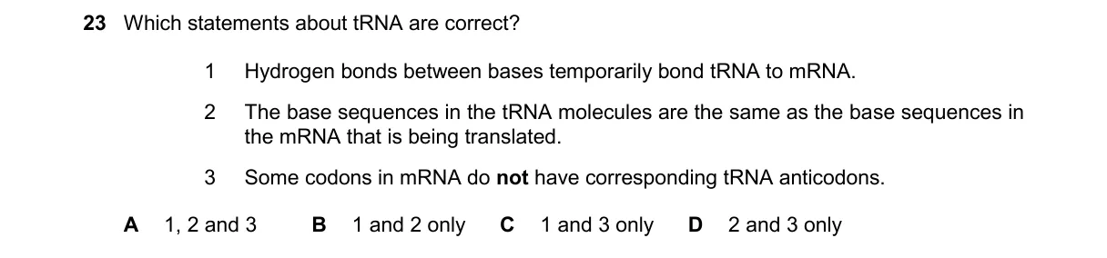 Question 23 from 9700/13/M/J/25