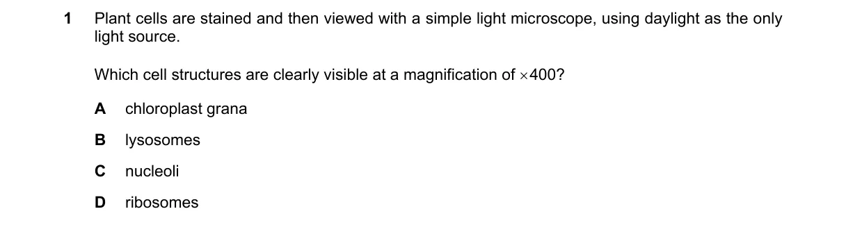 Question 1 from 9700/14/M/J/25