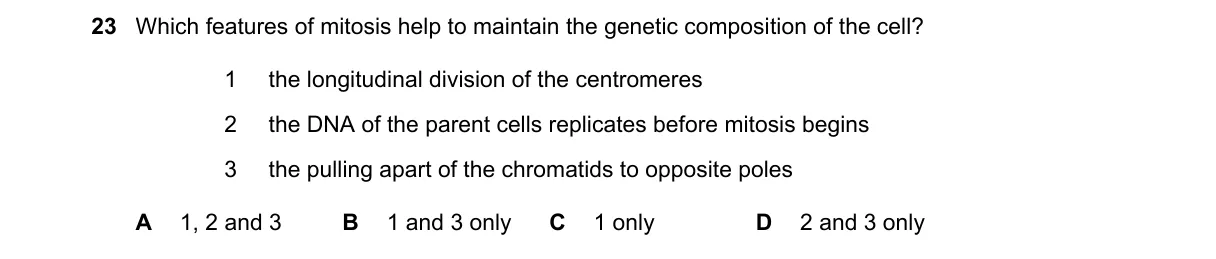 Question 23 from 9700/14/M/J/25